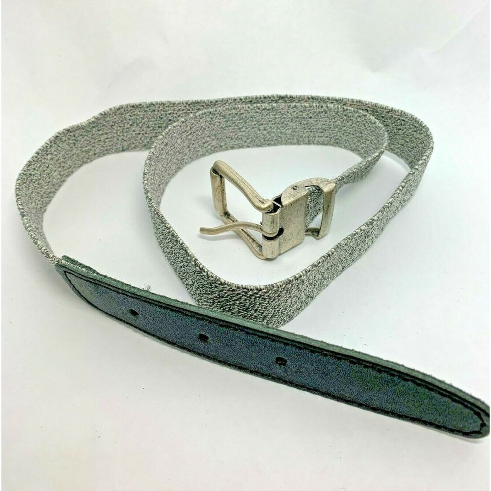 27" Black & White Elastic Belt  | Made in France